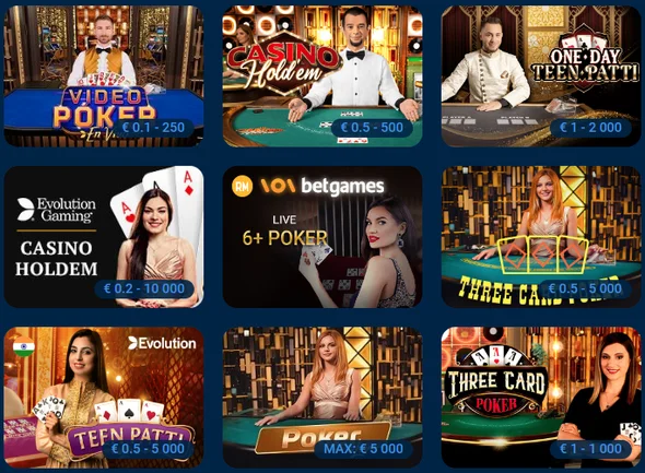 Poker at Mostbet