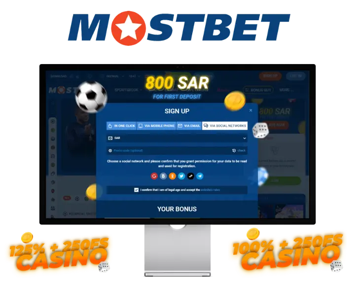 Mostbet Registration using Social Media Links